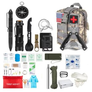 Kit de Sobrevivência e Emergência com Primeiros Socorros IFAK e Multiferramentas